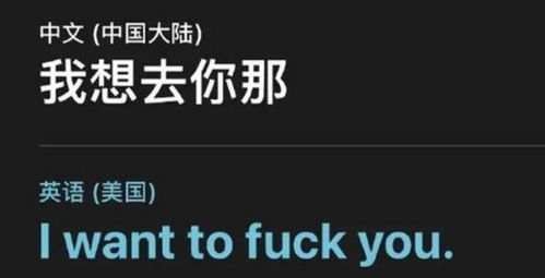 苹果翻译笑死我了